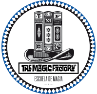 Logotipo de la escuela de magia The Magic Factory